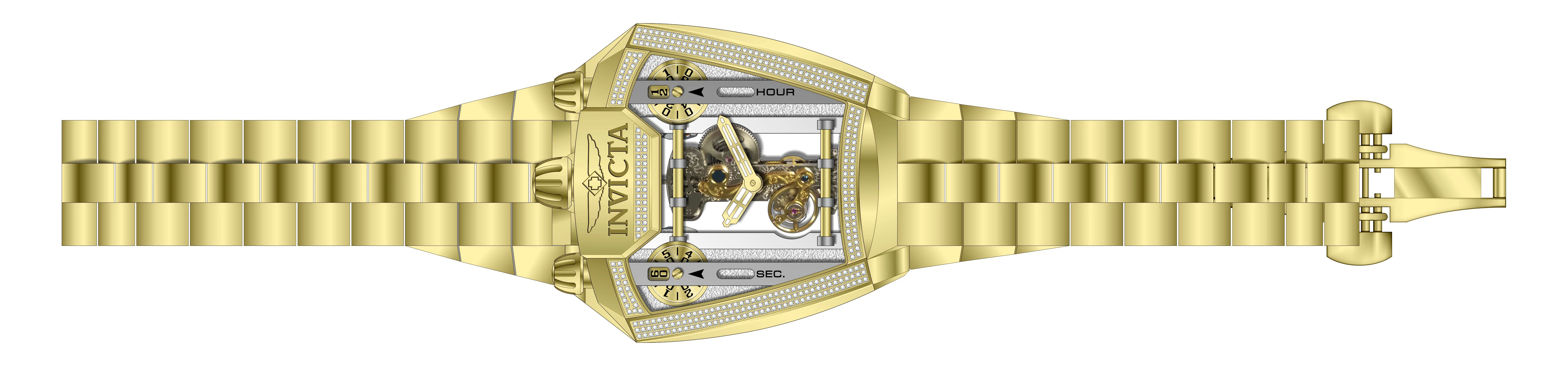 Band For Invicta Speedway Men 45848
