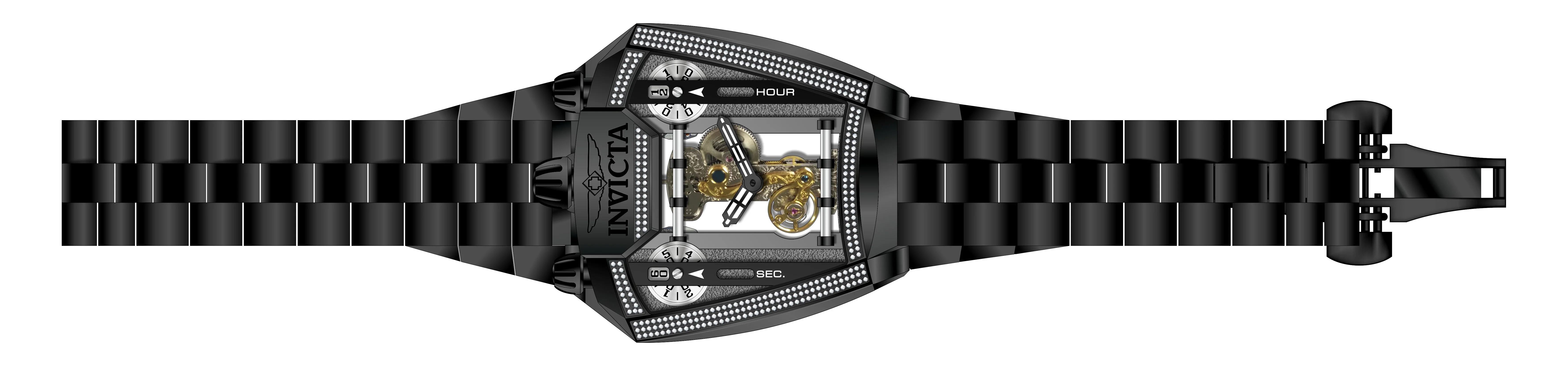 Band For Invicta Speedway Men 45849