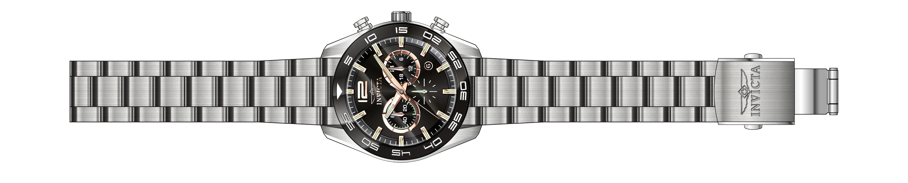 Band For Invicta Speedway Men 50861