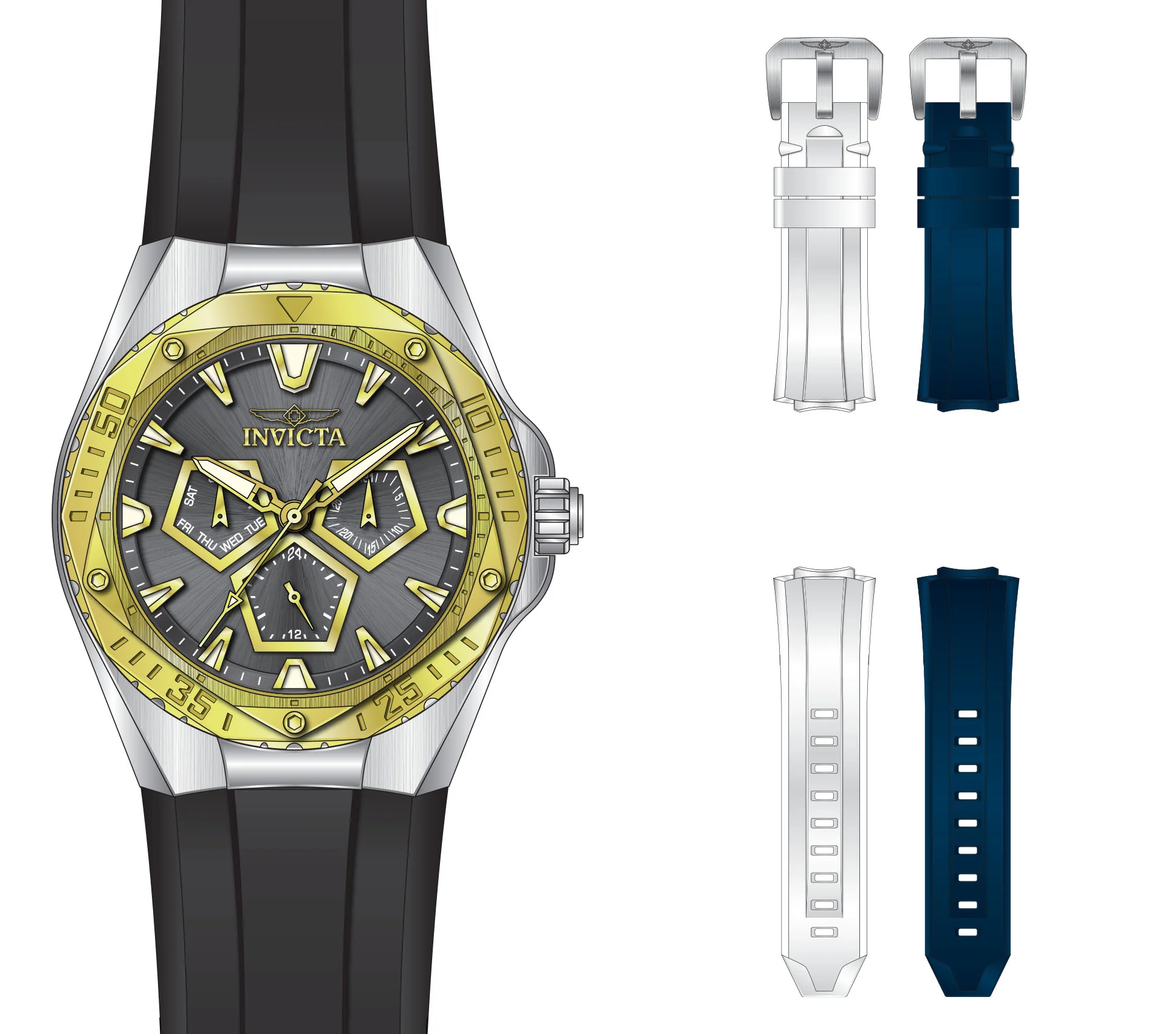 Band For Invicta Speedway Men 51130