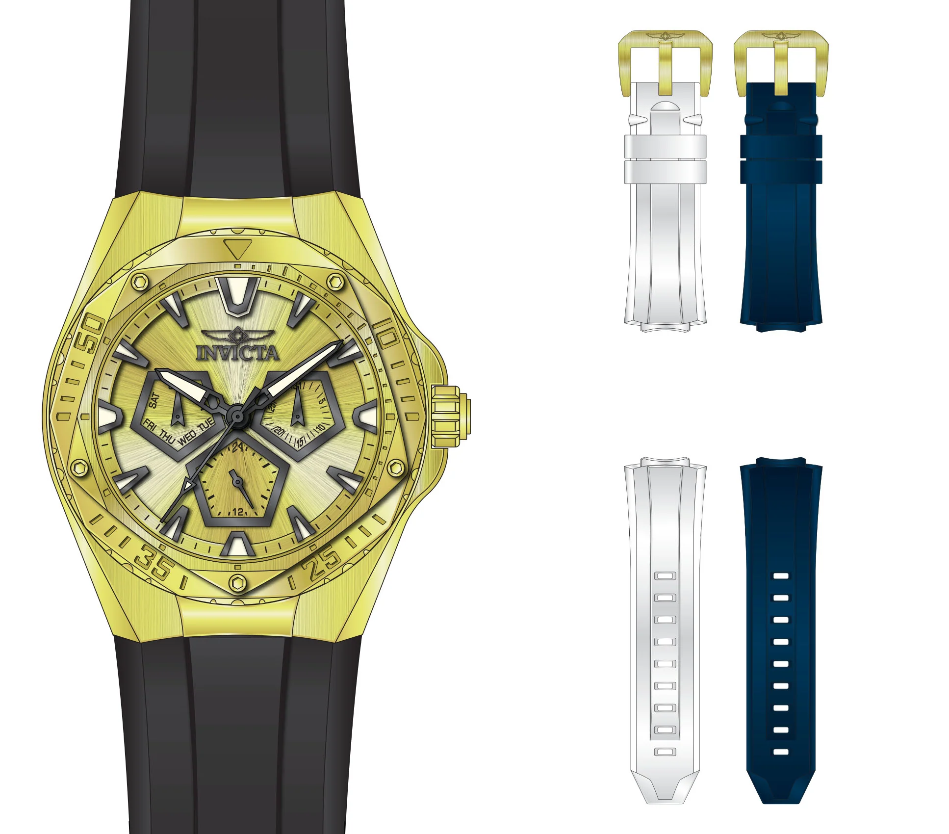 Band For Invicta Speedway  Men 51131