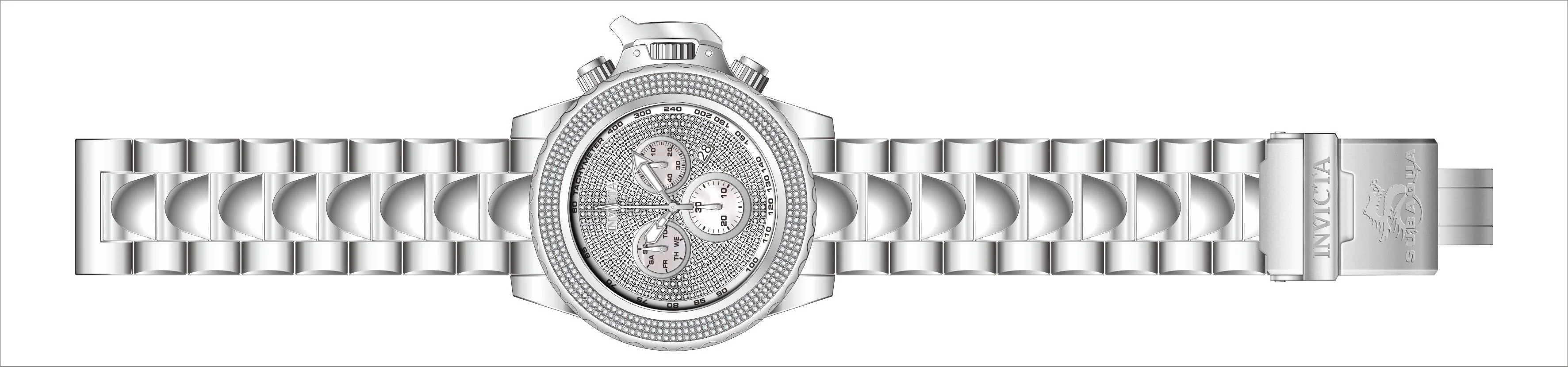 Band For Invicta Subaqua Men 45686