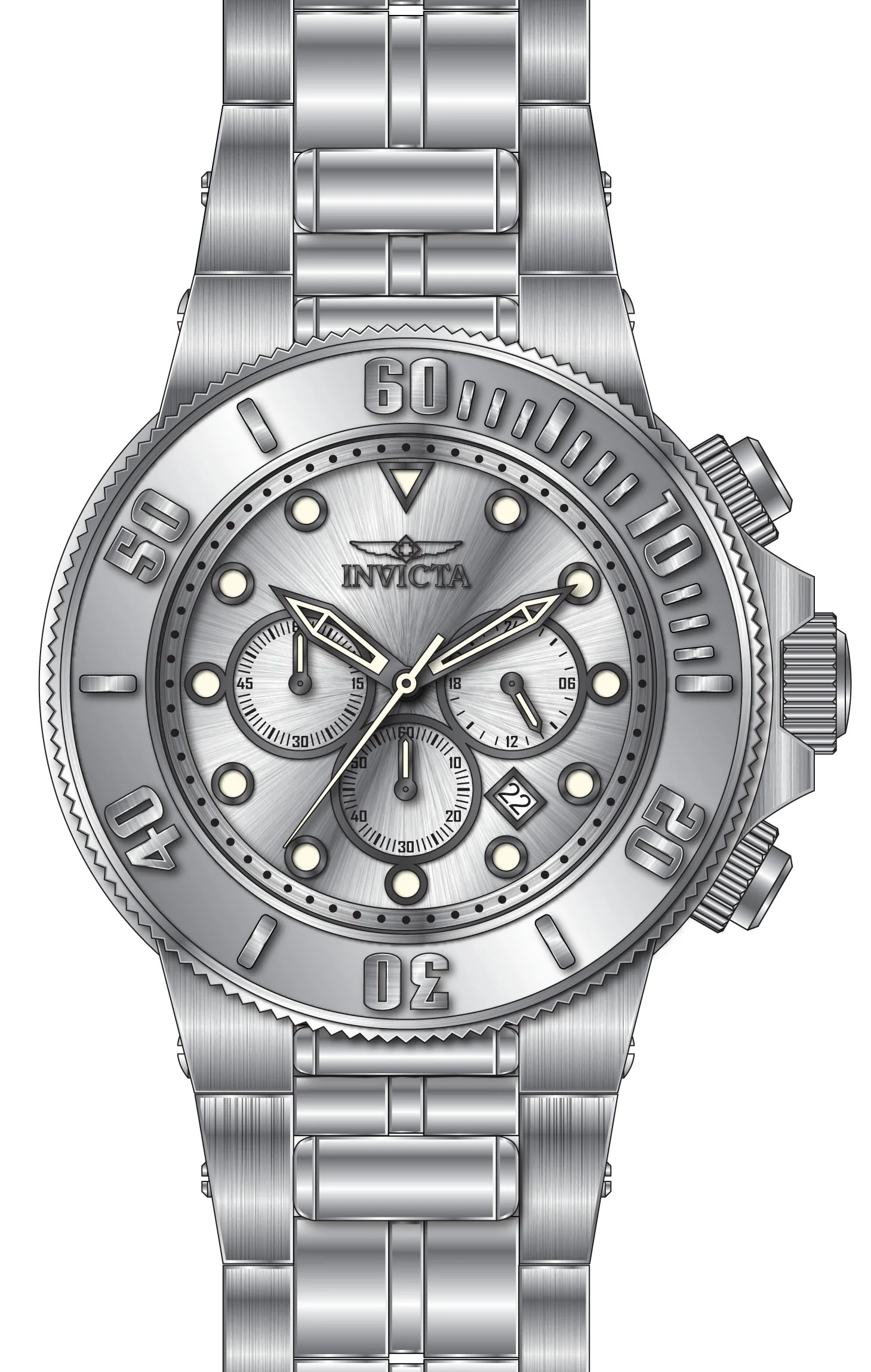Band For Invicta Subaqua Men 46551