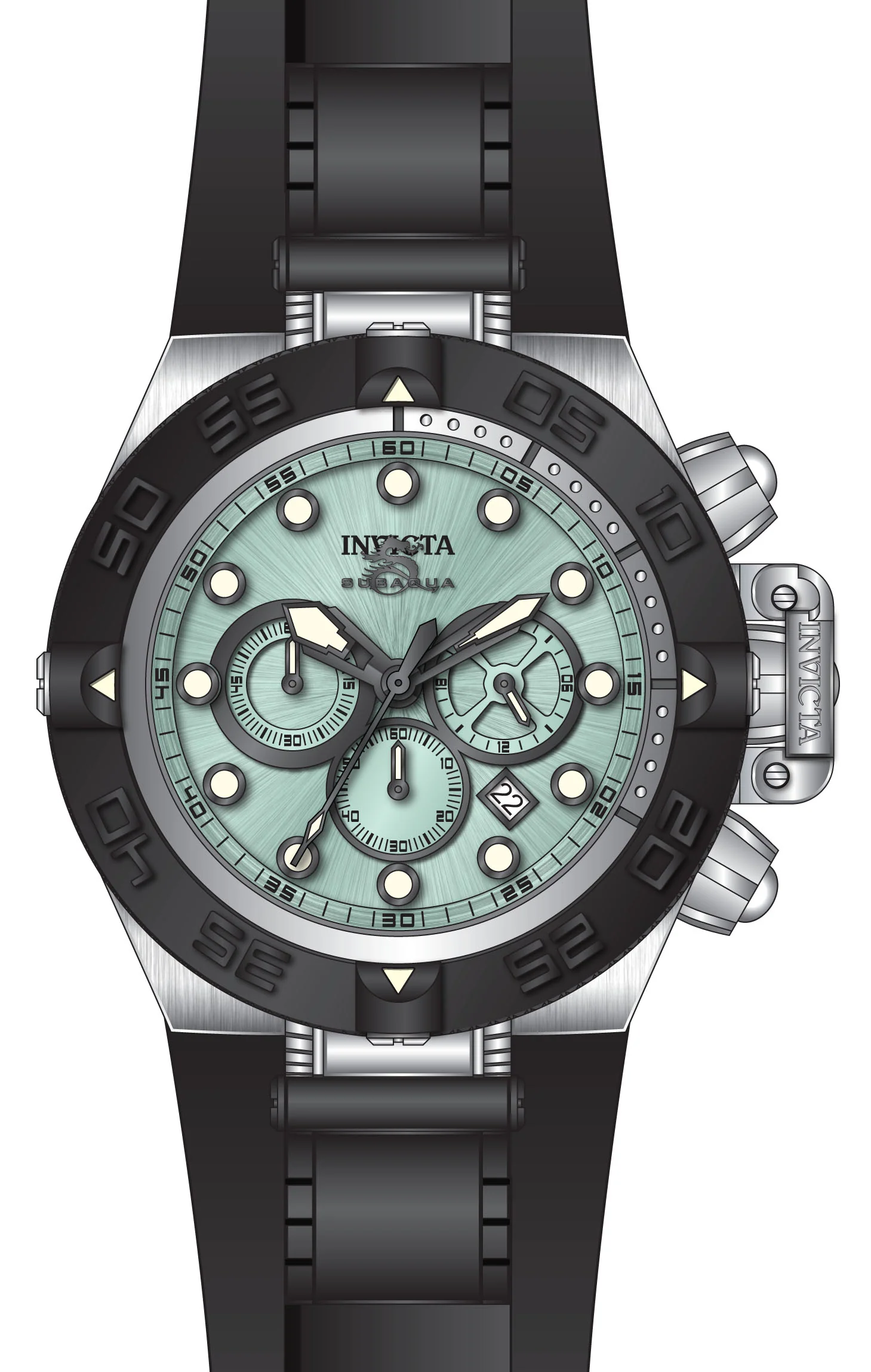 Band For Invicta Subaqua Noma IV Men 46483
