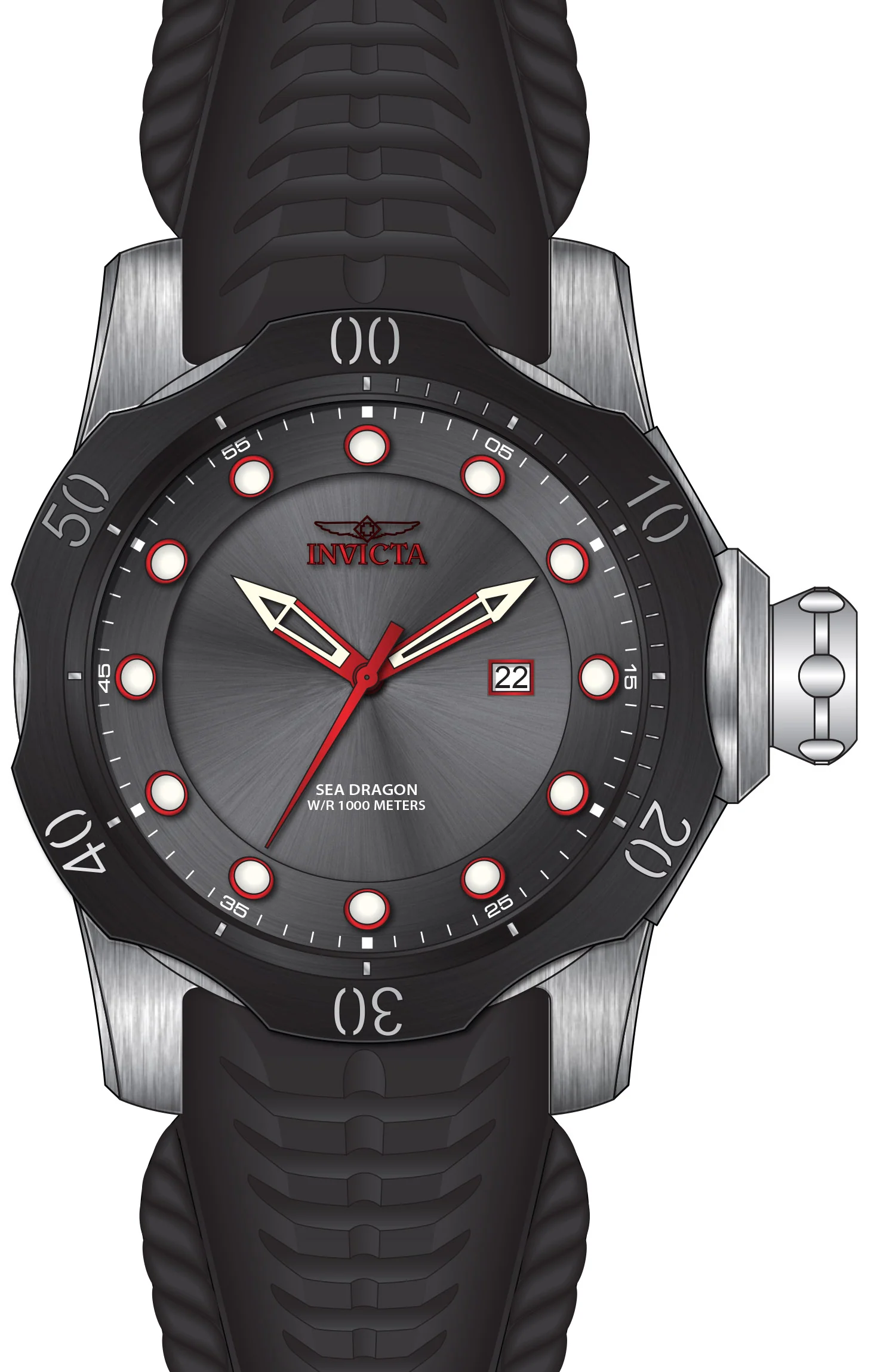 Band For Invicta Venom Men 45496