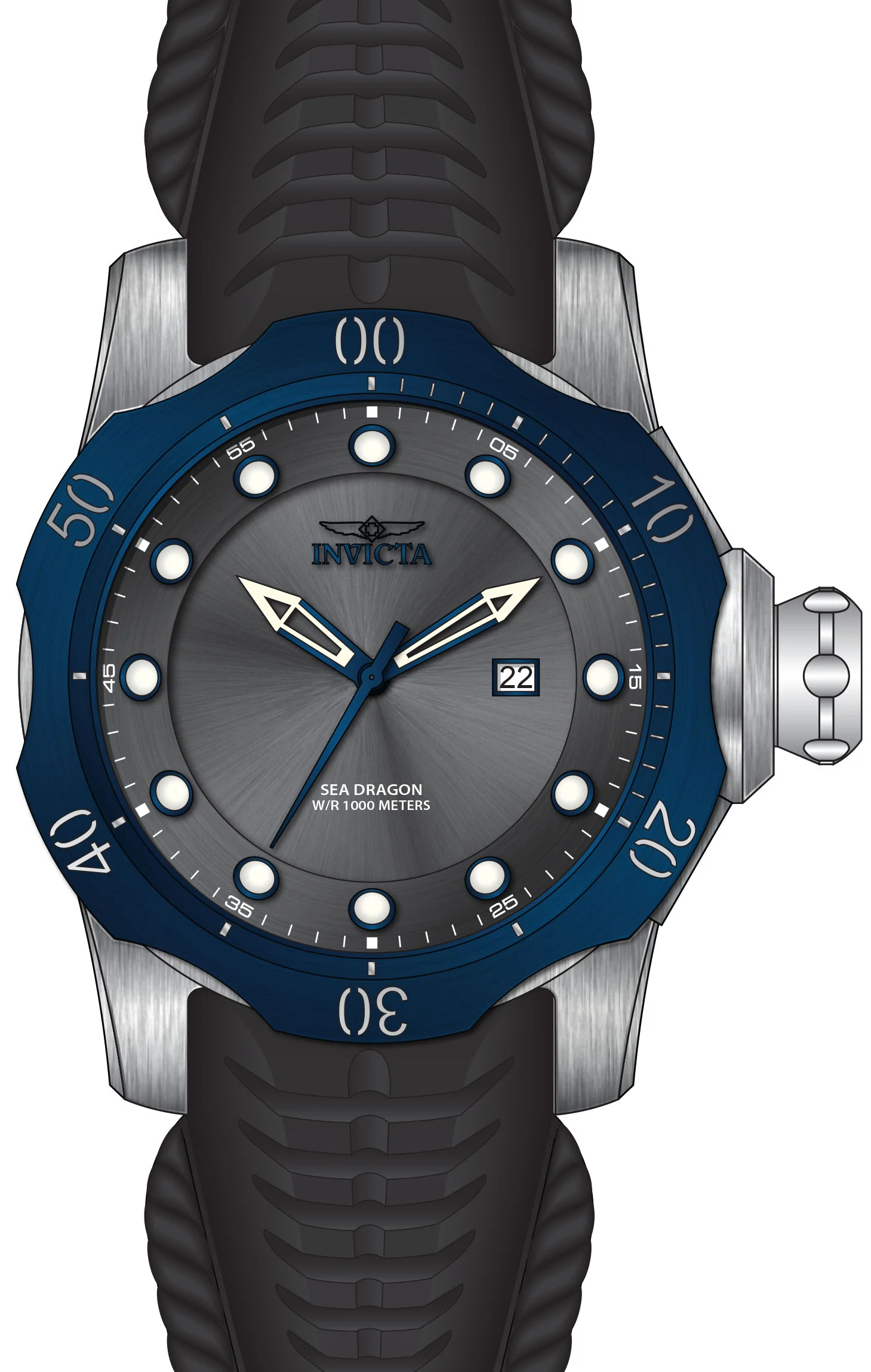 Band For Invicta Venom Men 45501