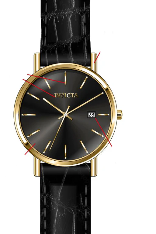 Band For Invicta Vintage Lady 44859