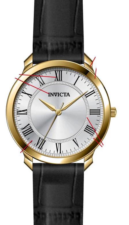 Band For Invicta Vintage  Men 44863