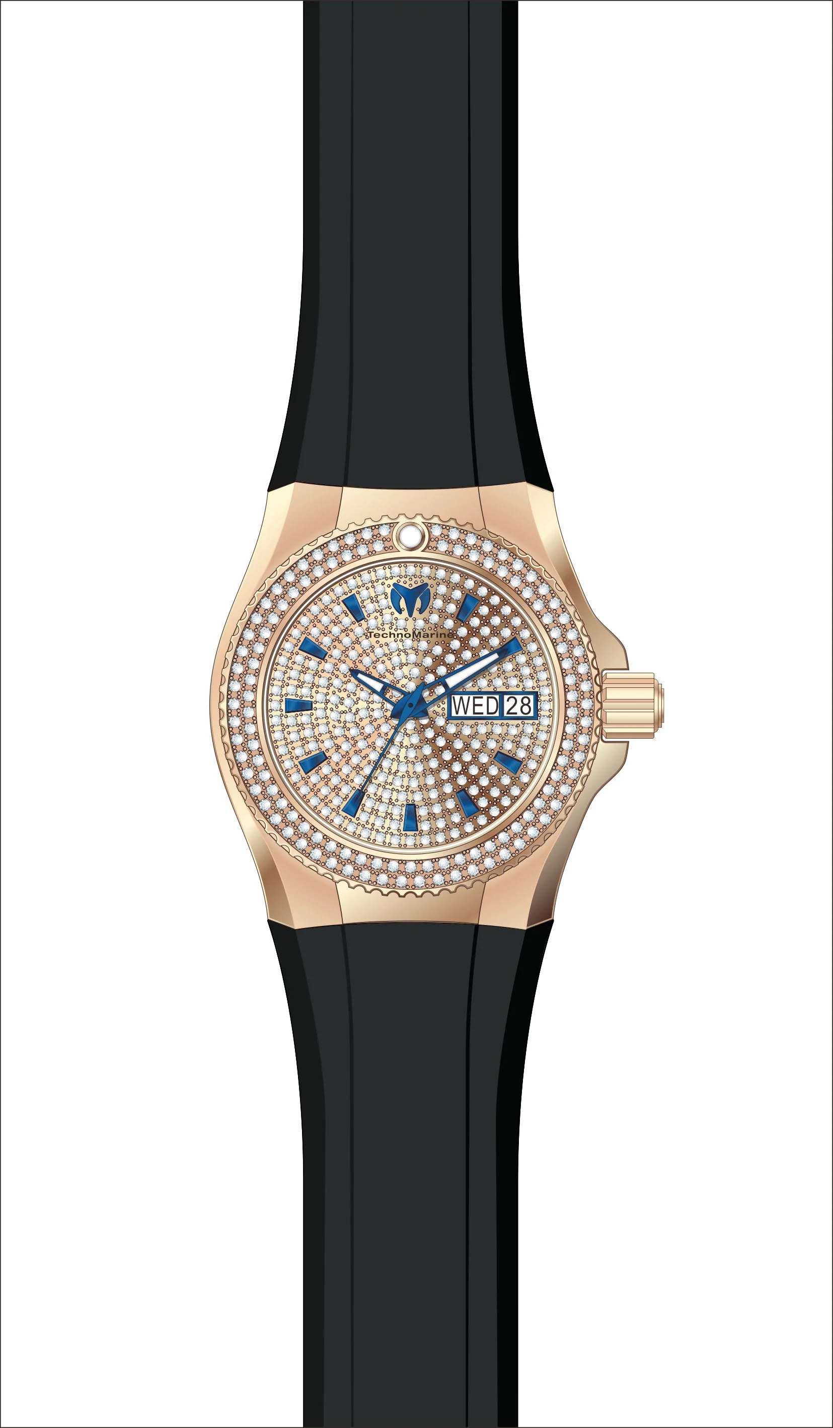 Band for Technomarine Cruise Diamond TM-121179