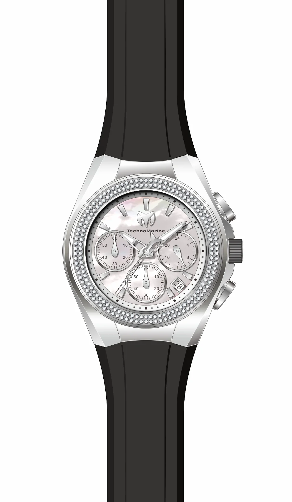 Band for Technomarine Cruise Diva Pave TM-120039