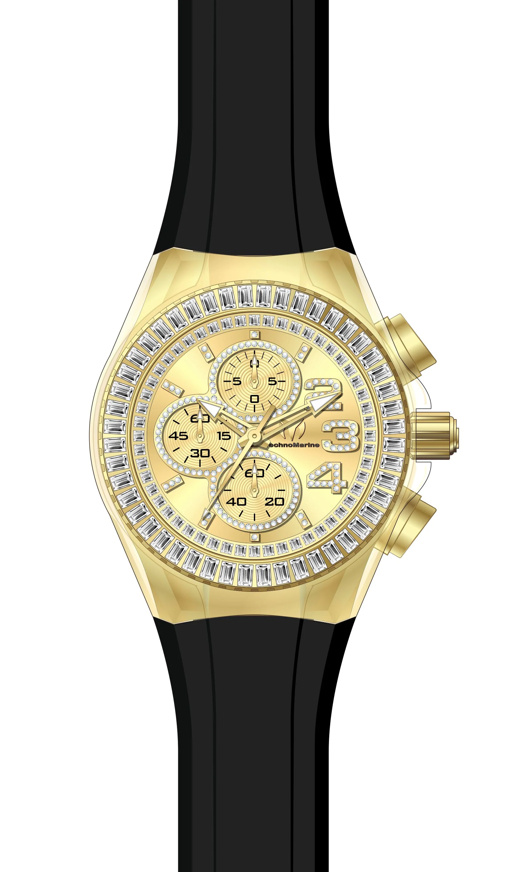 Band for Technomarine Cruise Glitz TM-121013