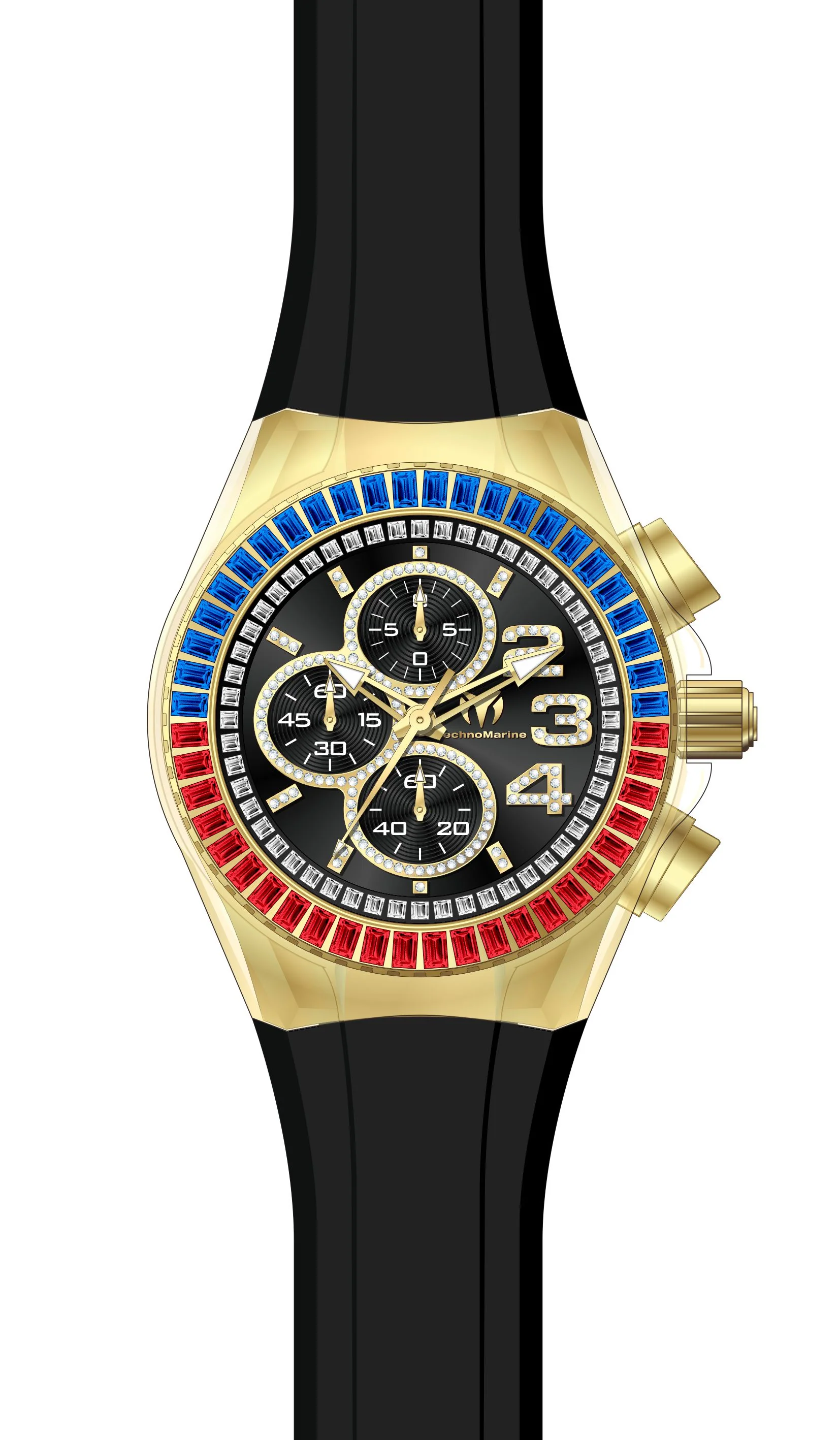 Band for Technomarine Cruise Glitz TM-121014