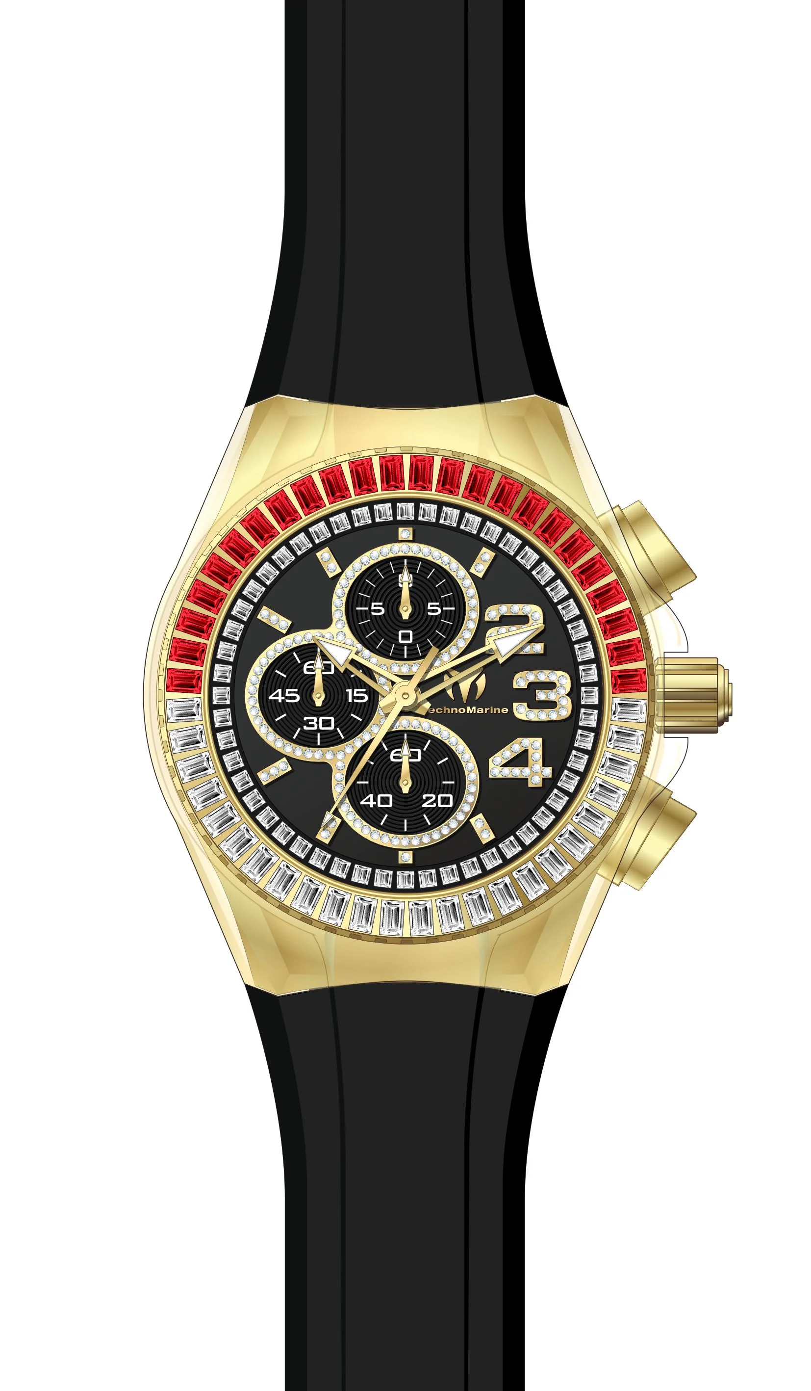 Band for Technomarine Cruise Glitz TM-121017
