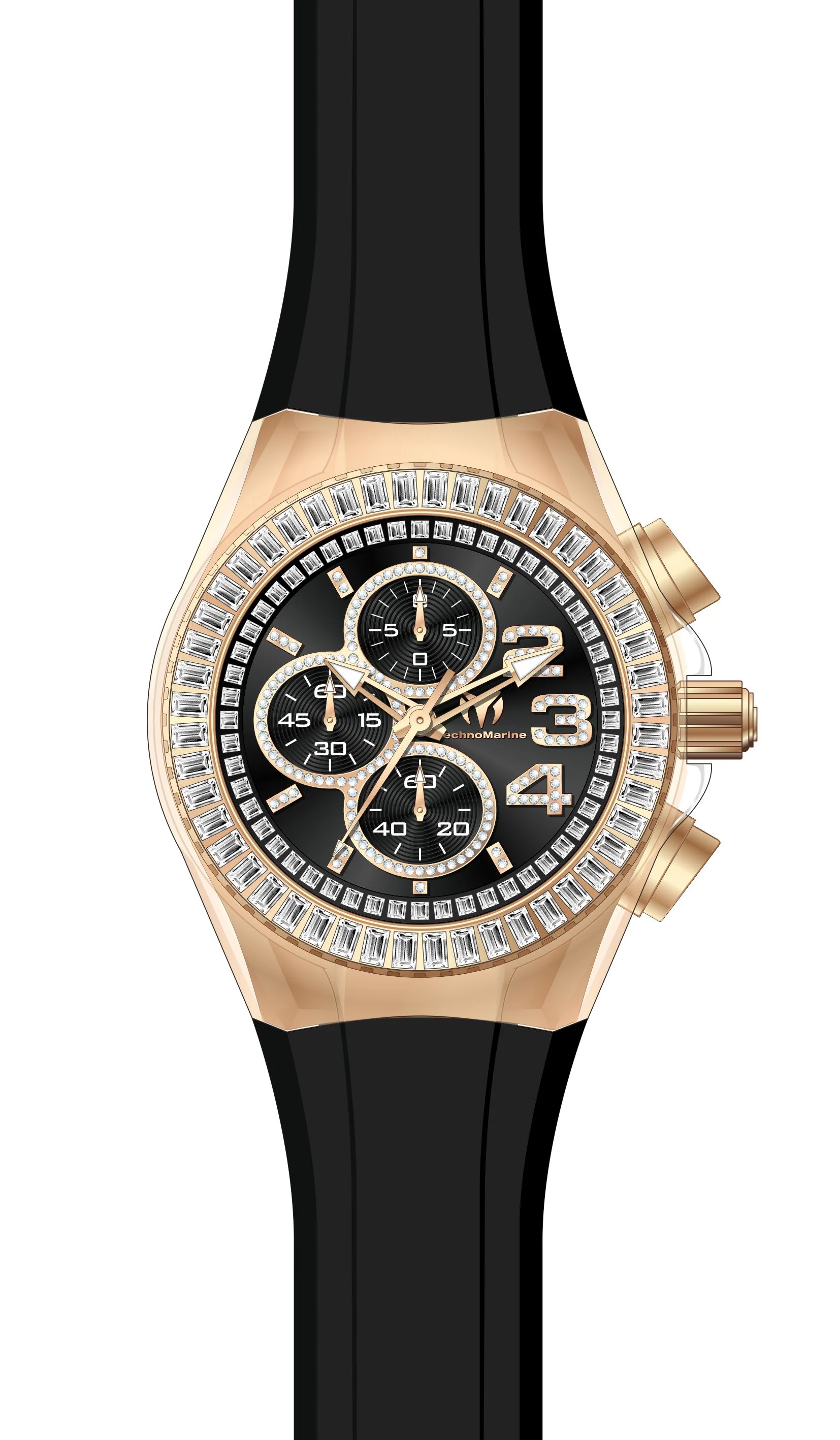 Band for Technomarine Cruise Glitz TM-121018