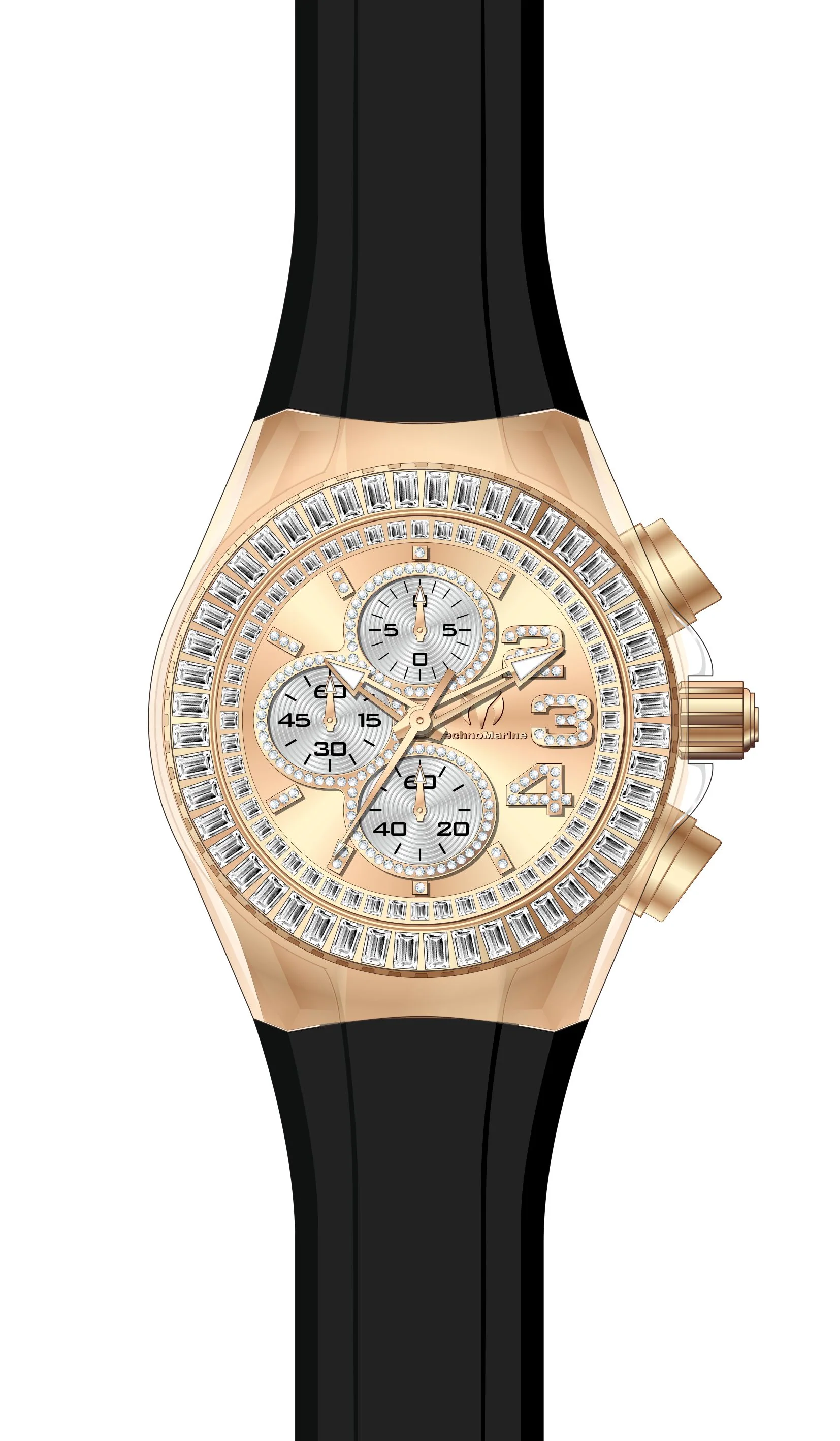 Band for Technomarine Cruise Glitz TM-121019