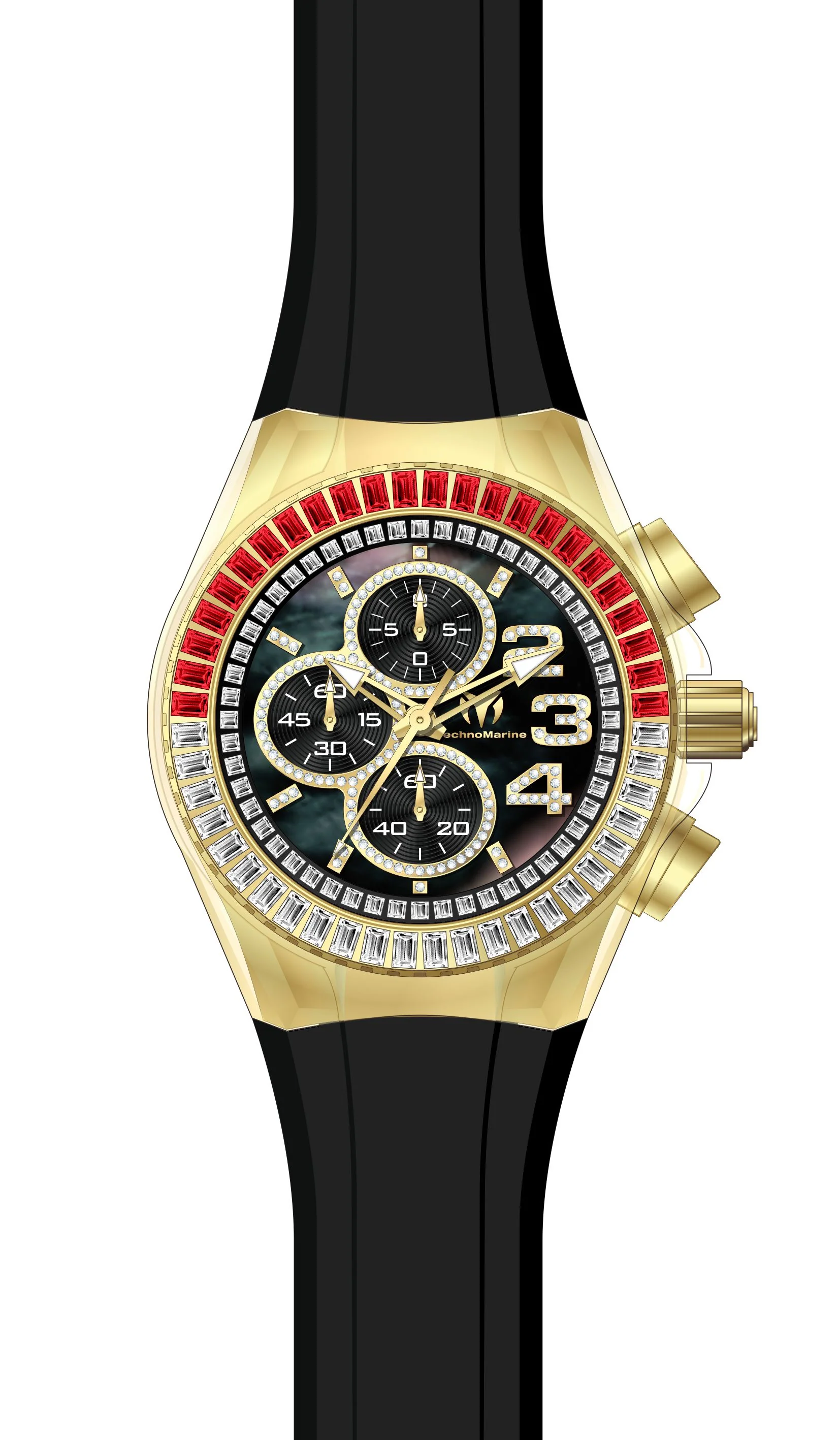 Band for Technomarine Cruise Glitz TM-121032