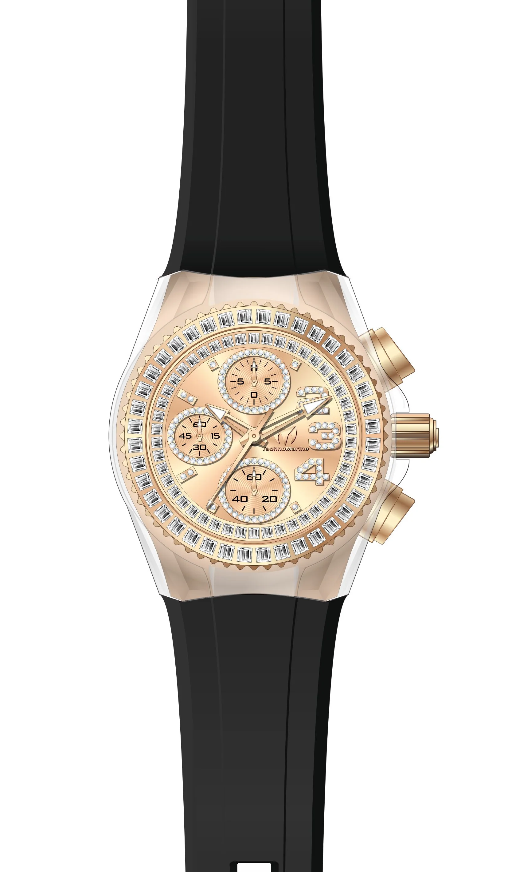 Band for Technomarine Cruise Glitz TM-121052