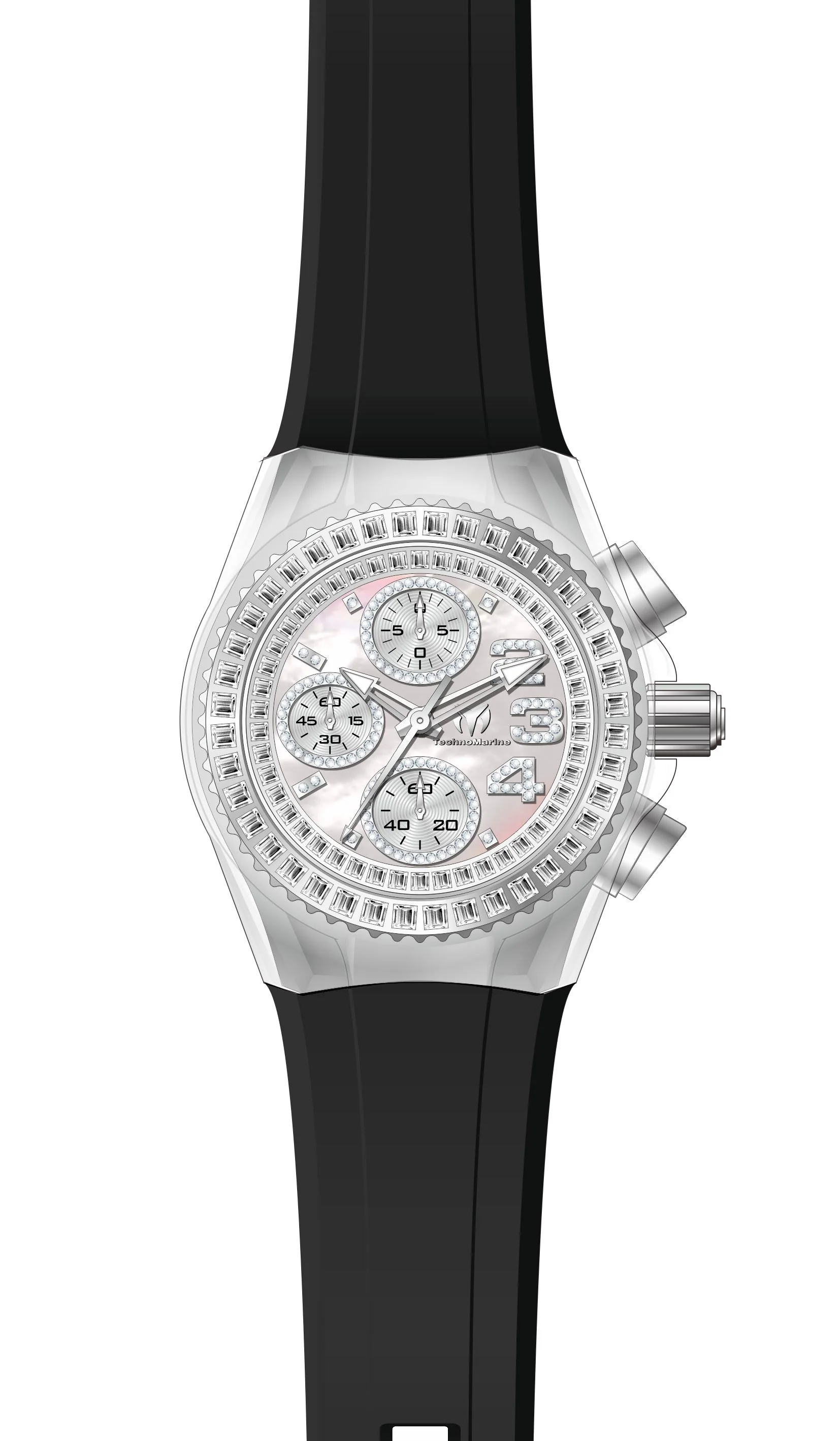 Band for Technomarine Cruise Glitz TM-121055