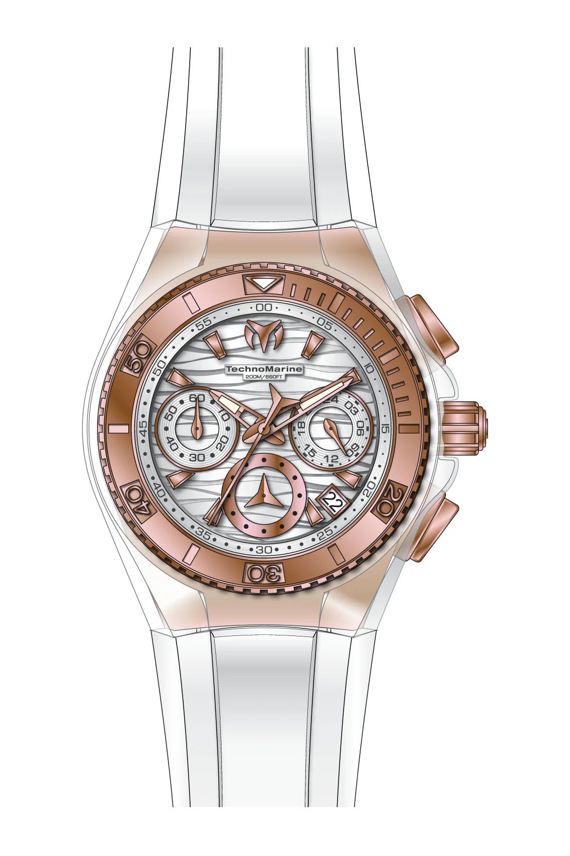Band for Technomarine Cruise Star TM-120037 - Image 2