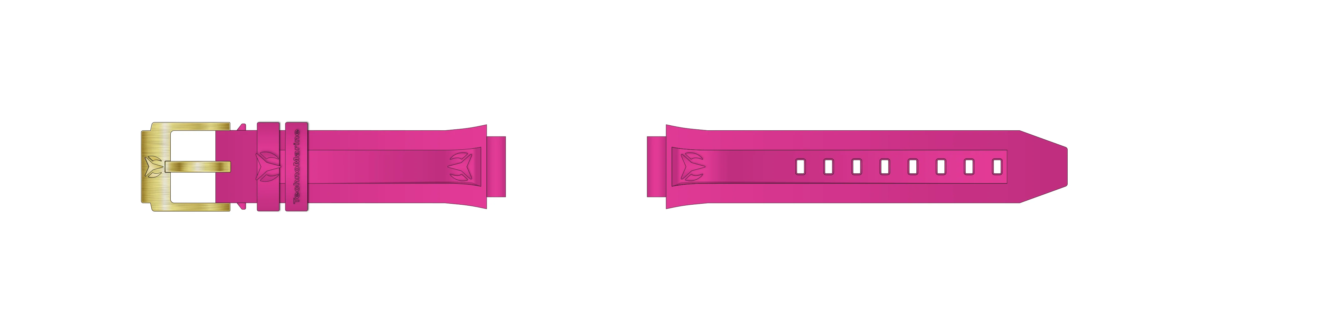 Band For Technomarine Reef Sun  TM-523009