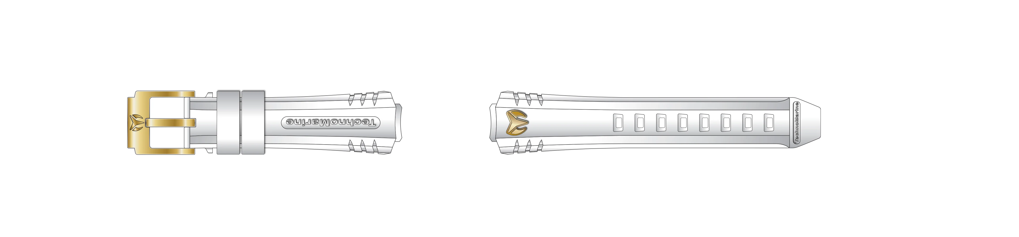 Band For Technomarine TM-122022