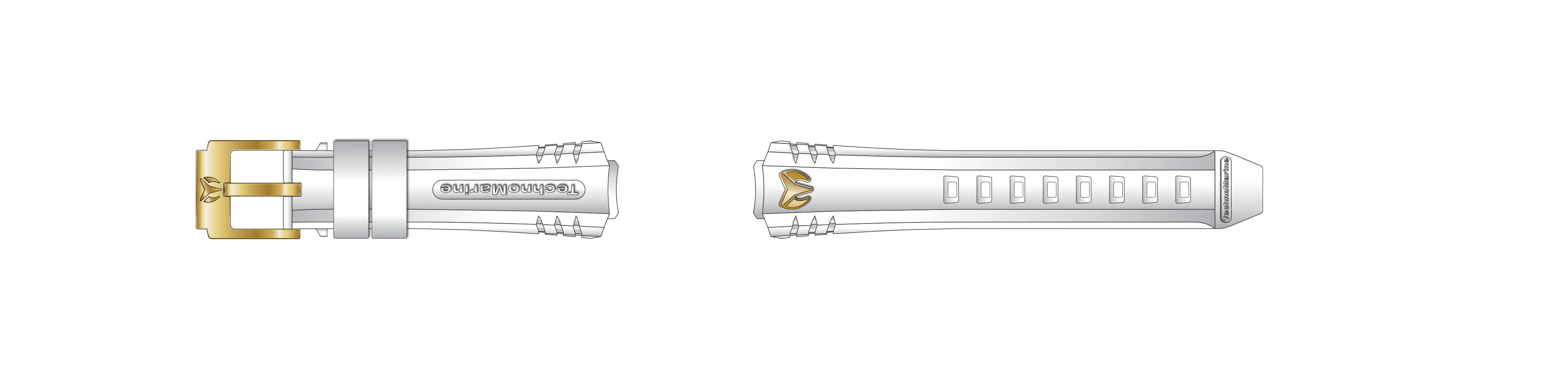 Band For Technomarine TM-122023