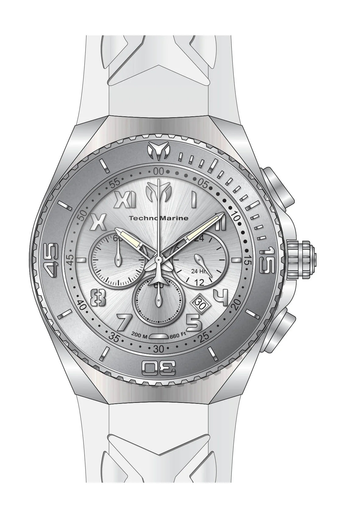 Band For Technomarine TM-225002