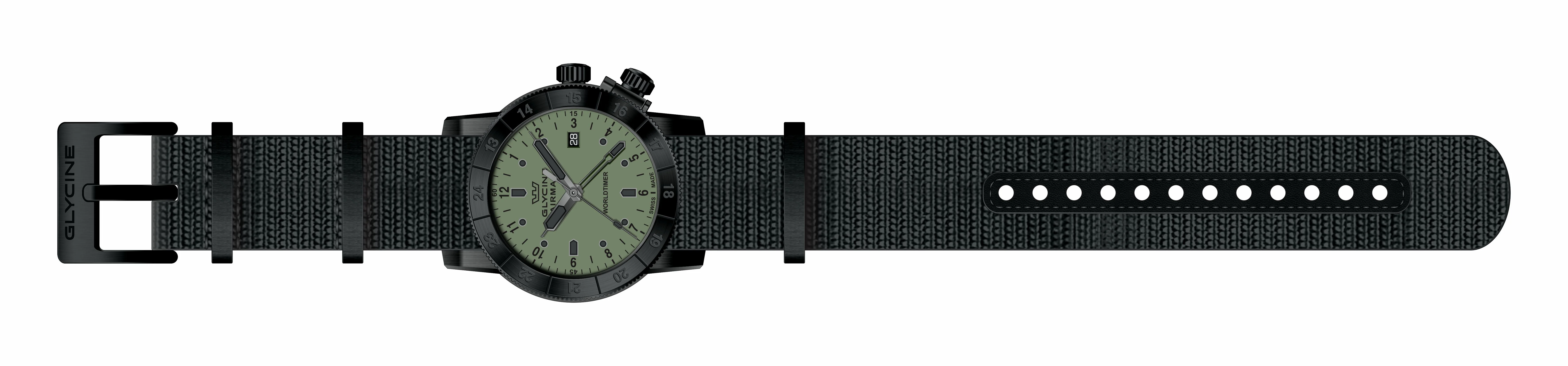Parts for Glycine Airman 42 Dual Time Quartz GL1024