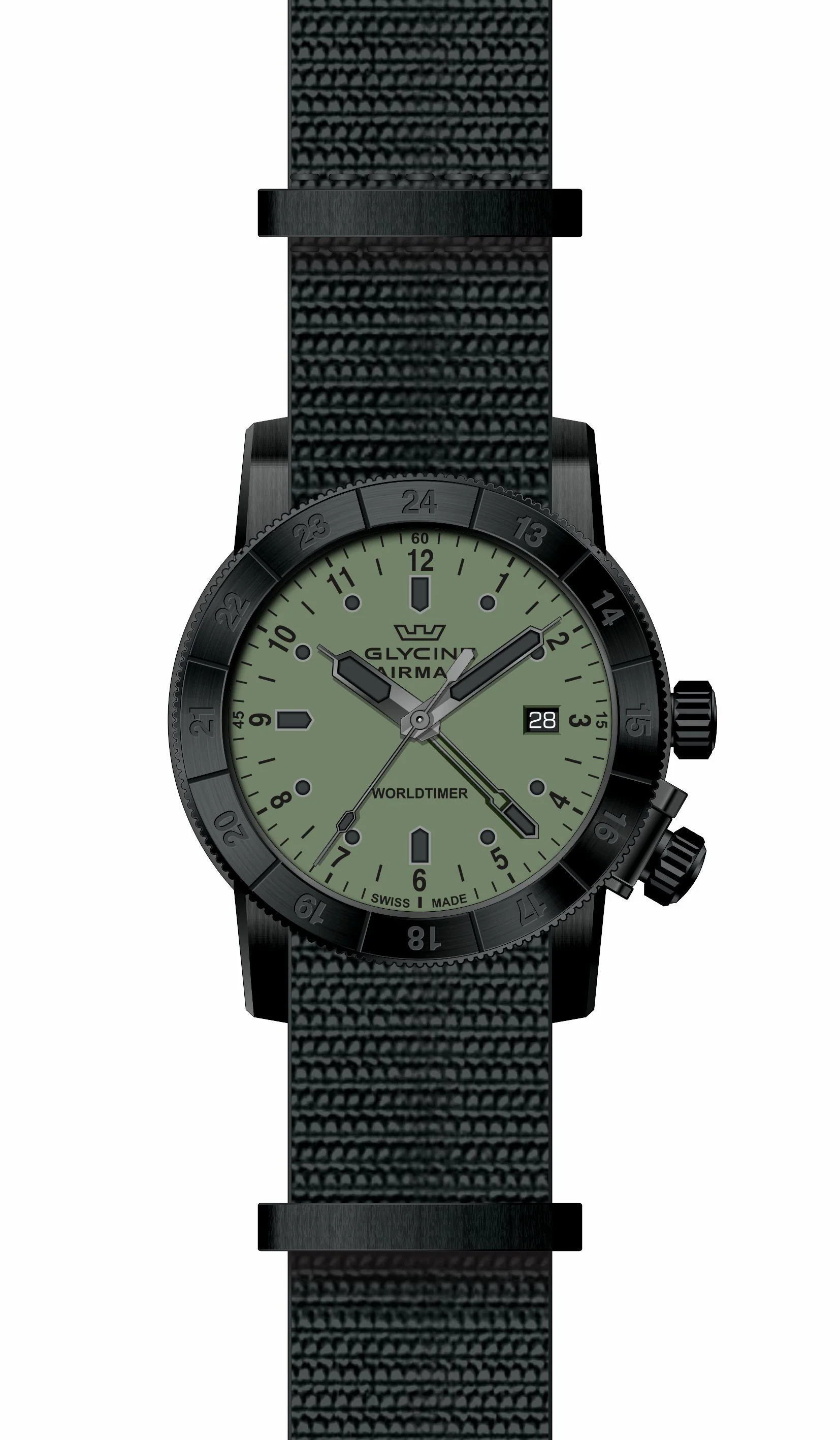 Parts for Glycine Airman 42 Dual Time Quartz GL1024 - Image 2