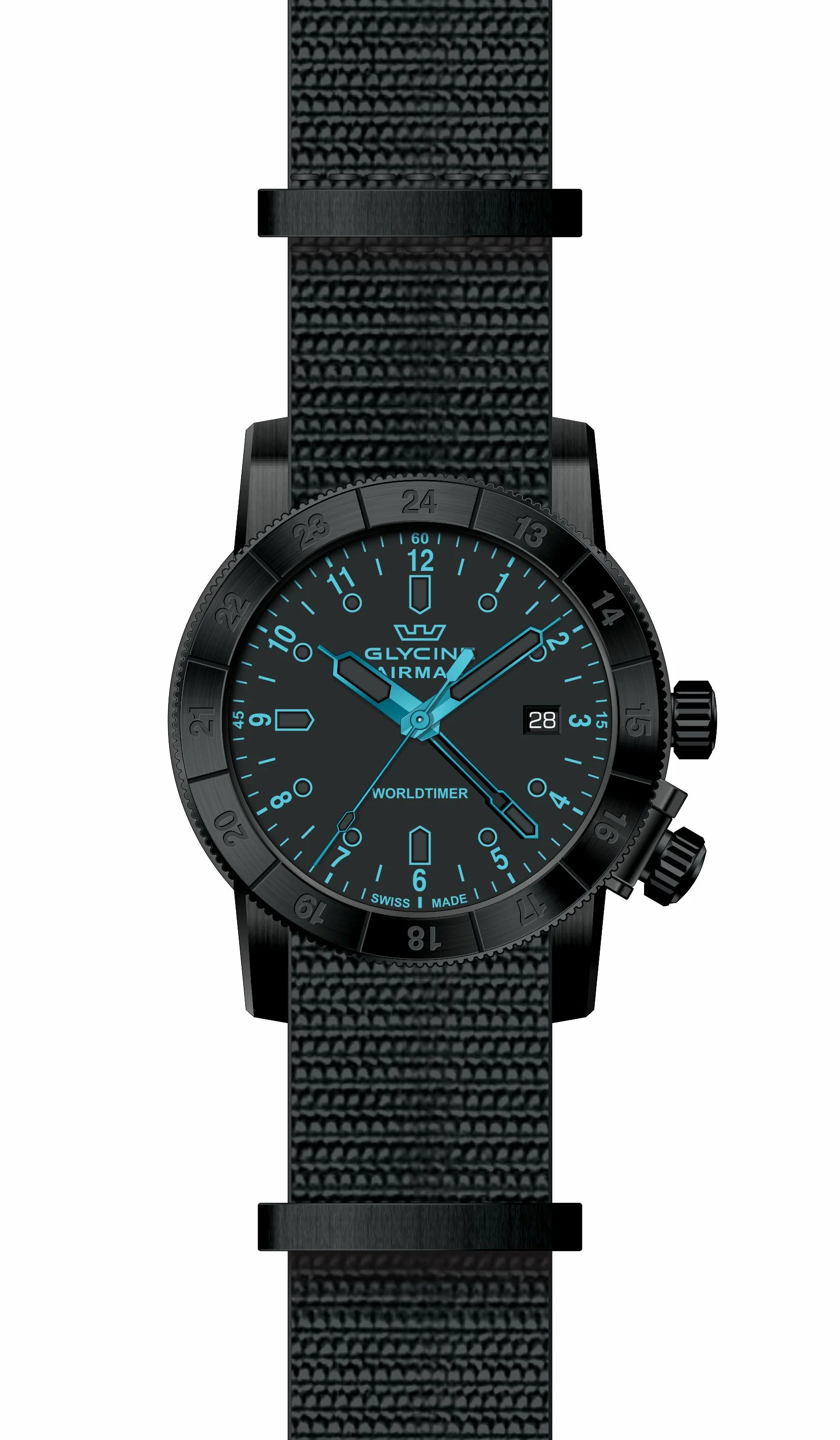 Parts for Glycine Airman 42 Dual Time Quartz GL1025 - Image 2