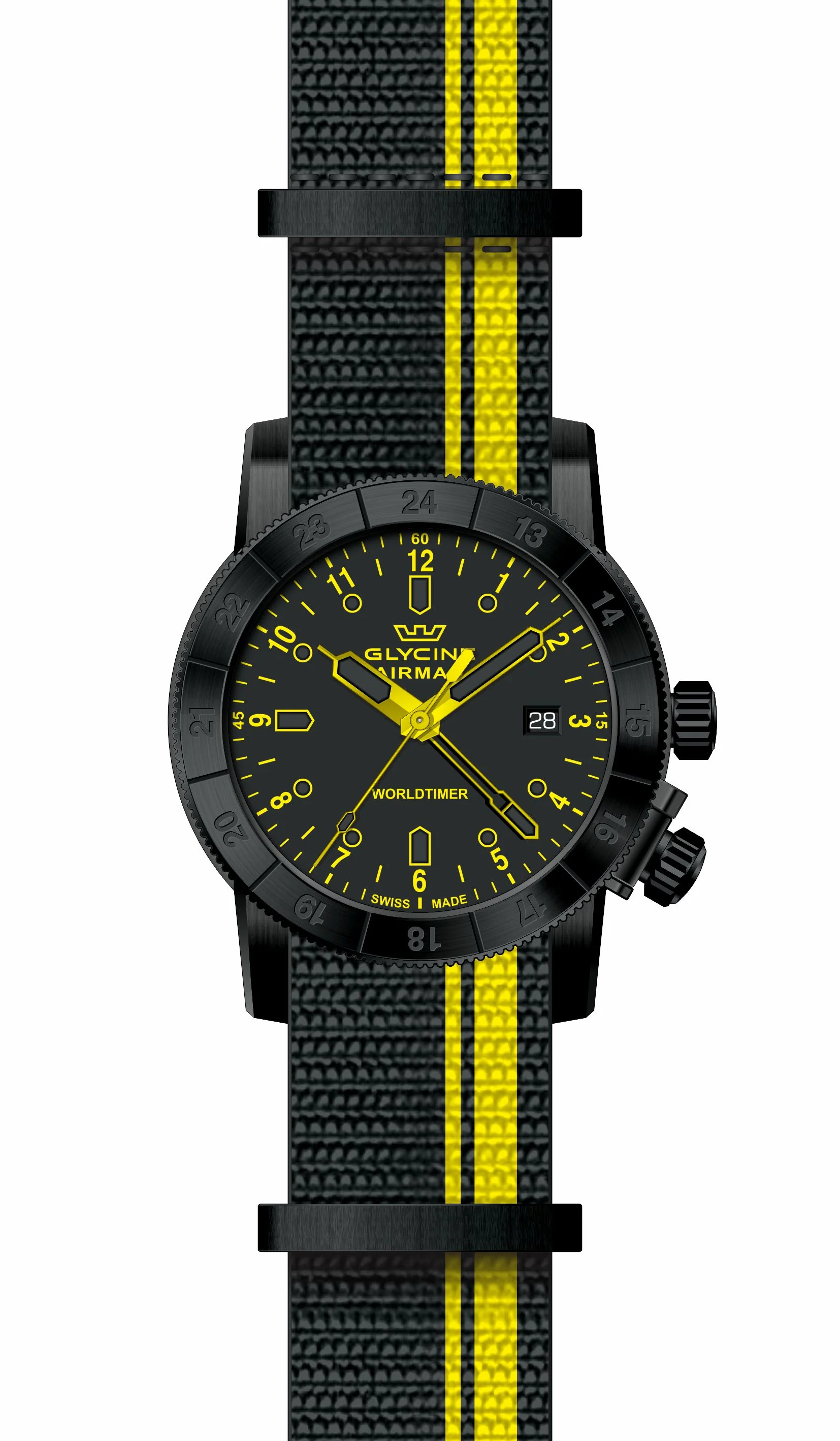 Parts for Glycine Airman 42 Dual Time Quartz GL1030 - Image 2