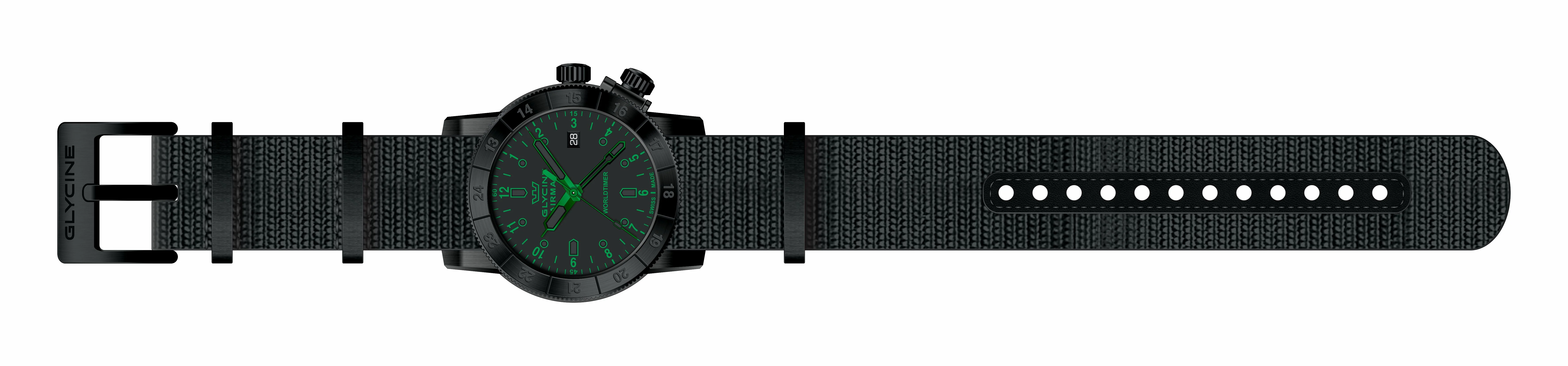 Parts for Glycine Airman 42 Dual Time Quartz GL1031