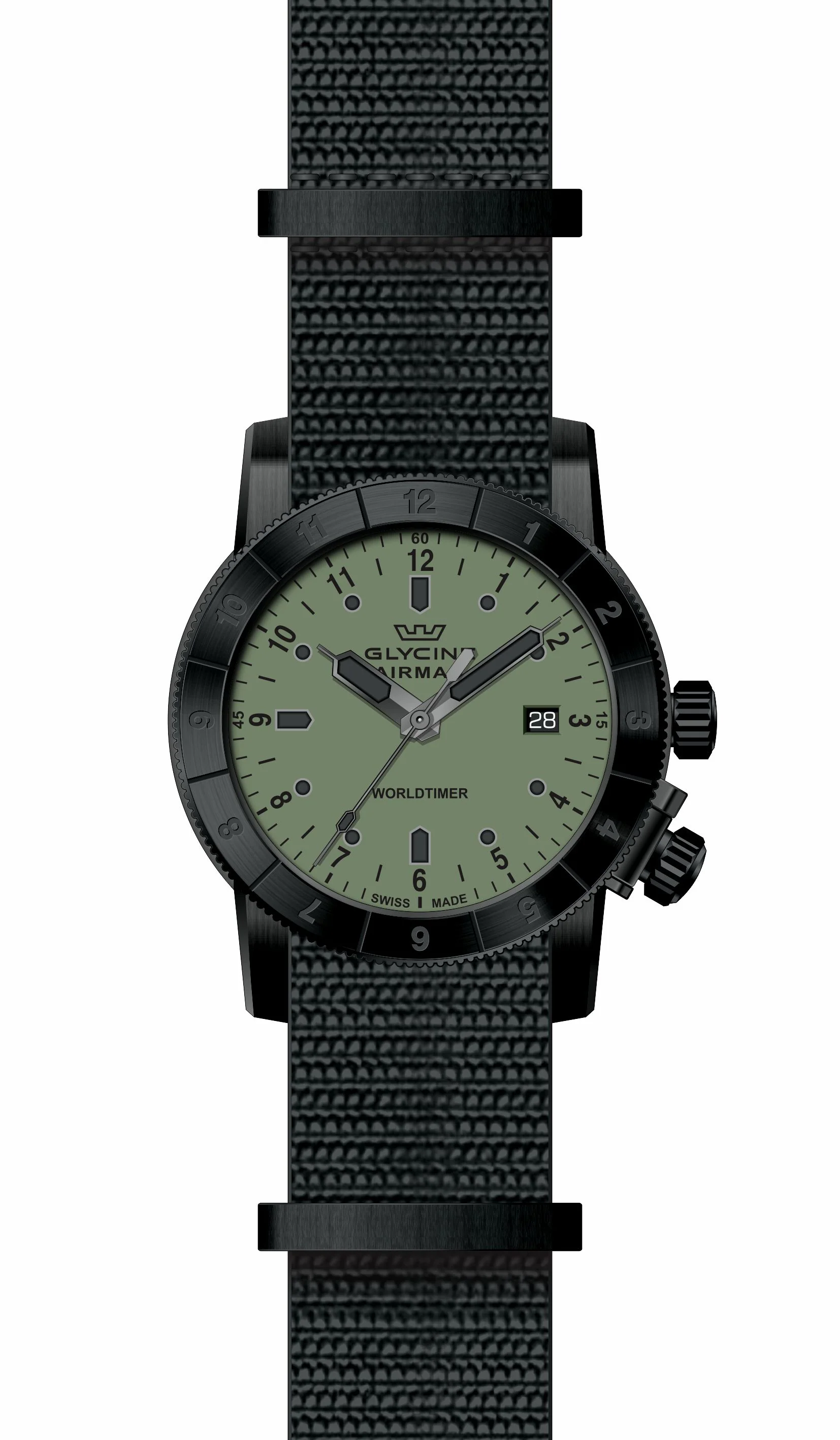 Parts for Glycine Airman 42 Dual Time Quartz GL1033 - Image 2