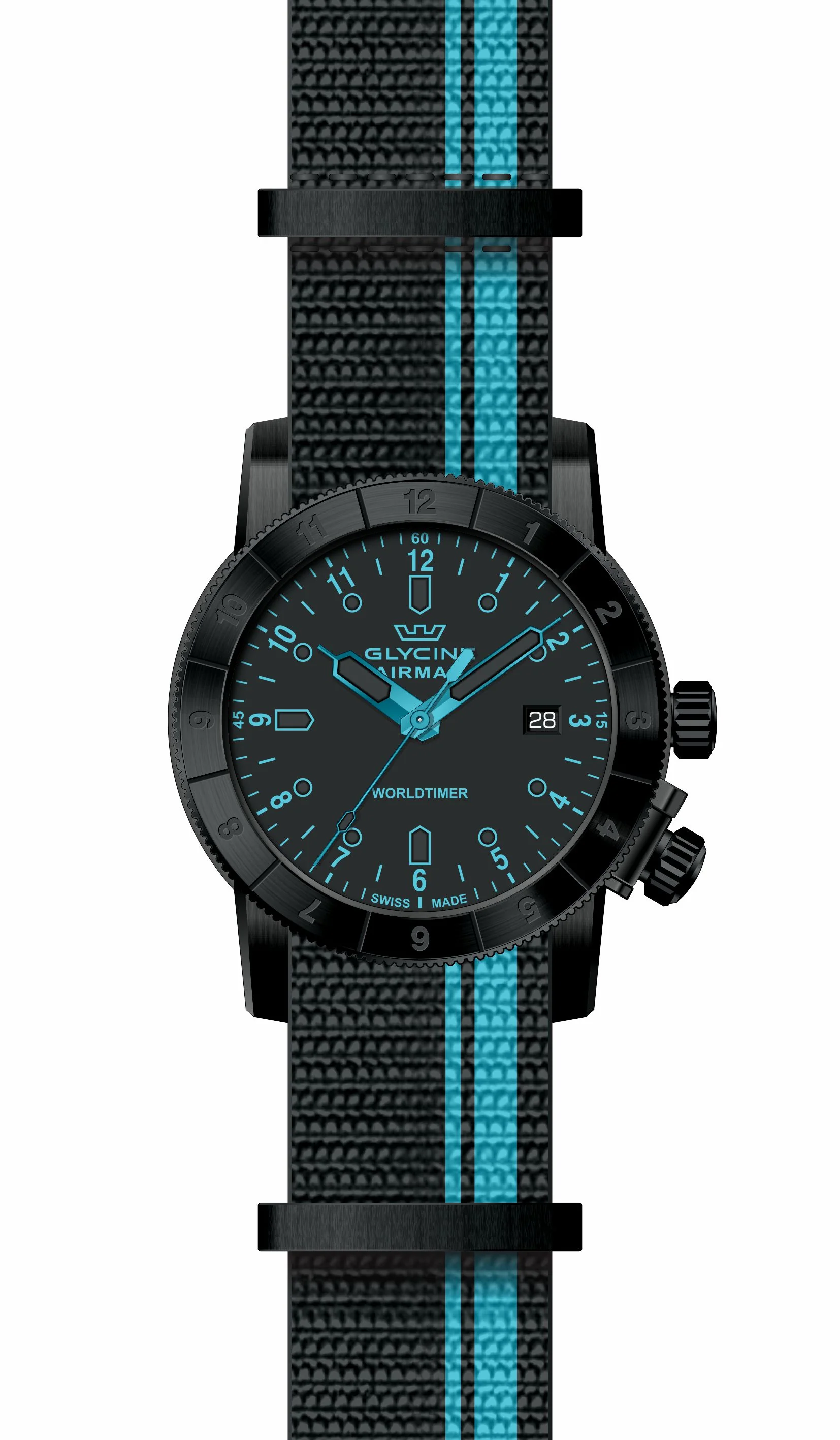 Parts for Glycine Airman 42 Dual Time Quartz GL1035 - Image 2