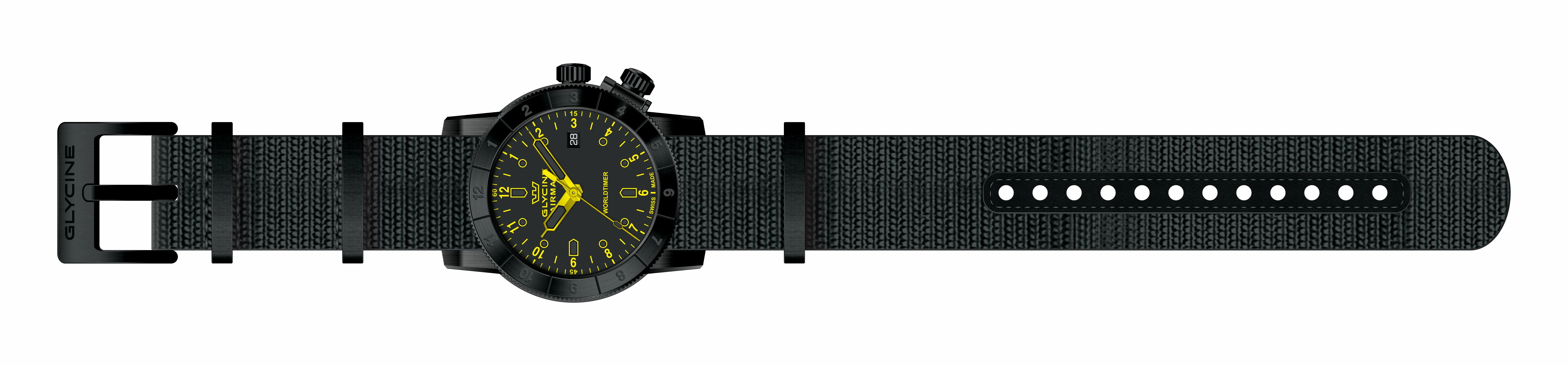 Parts for Glycine Airman 42 Dual Time Quartz GL1038