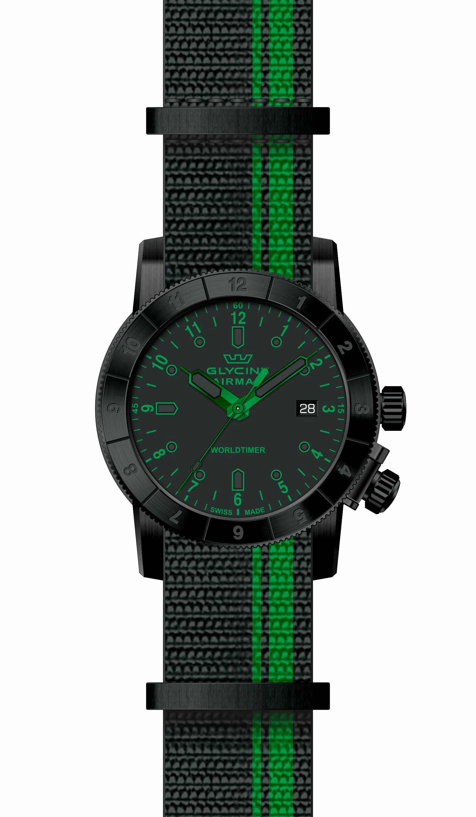 Parts for Glycine Airman 42 Dual Time Quartz GL1041 - Image 2