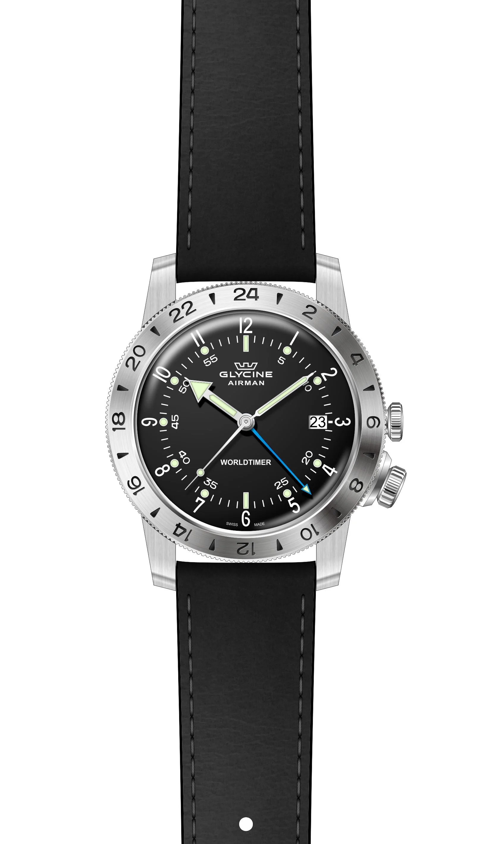 Parts for Glycine Airman 42 Dual Time Quartz GL1048 - Image 2