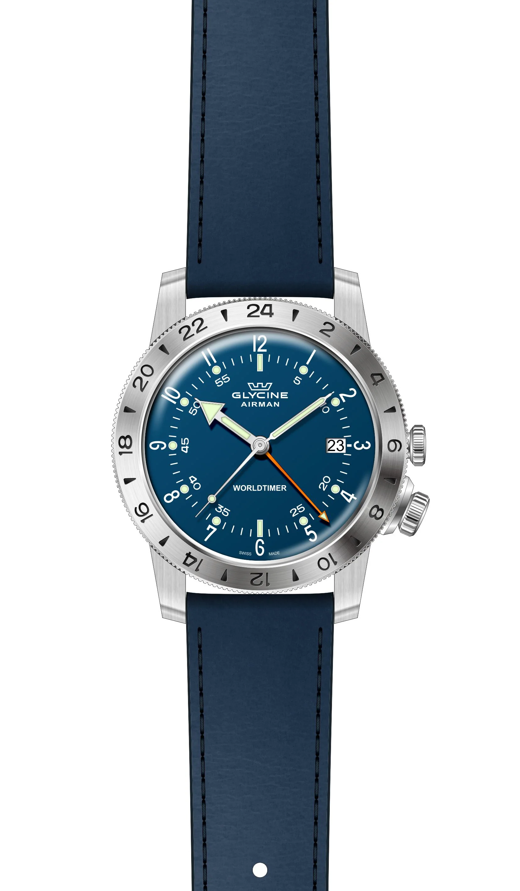 Parts for Glycine Airman 42 Dual Time Quartz GL1049 - Image 2