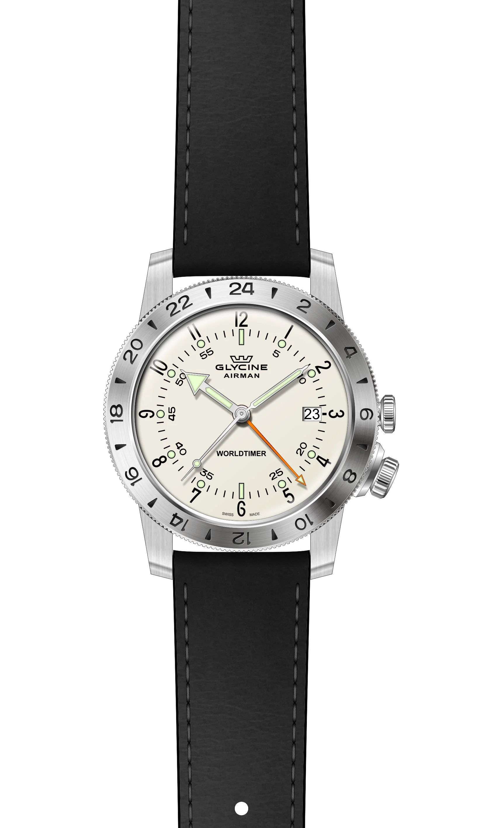 Parts for Glycine Airman 42 Dual Time Quartz GL1050 - Image 2
