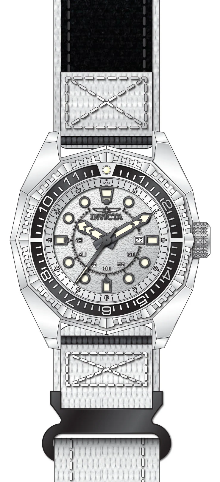 Parts For Invicta Akula Men 50040
