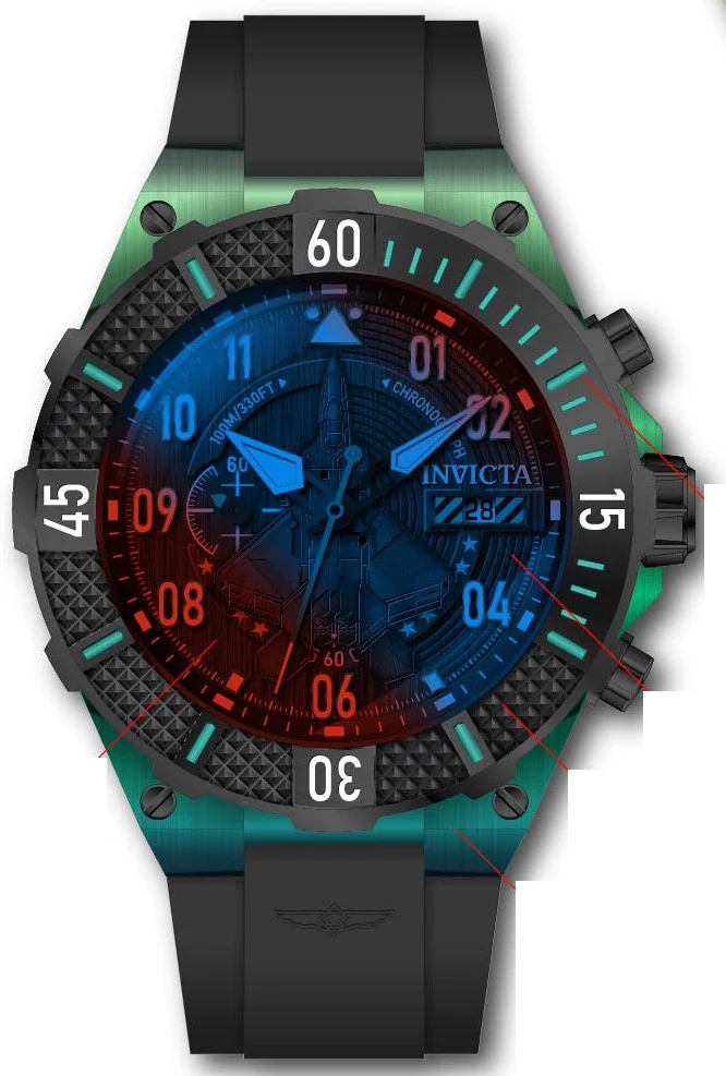 Parts for Invicta Aviator Men 39901