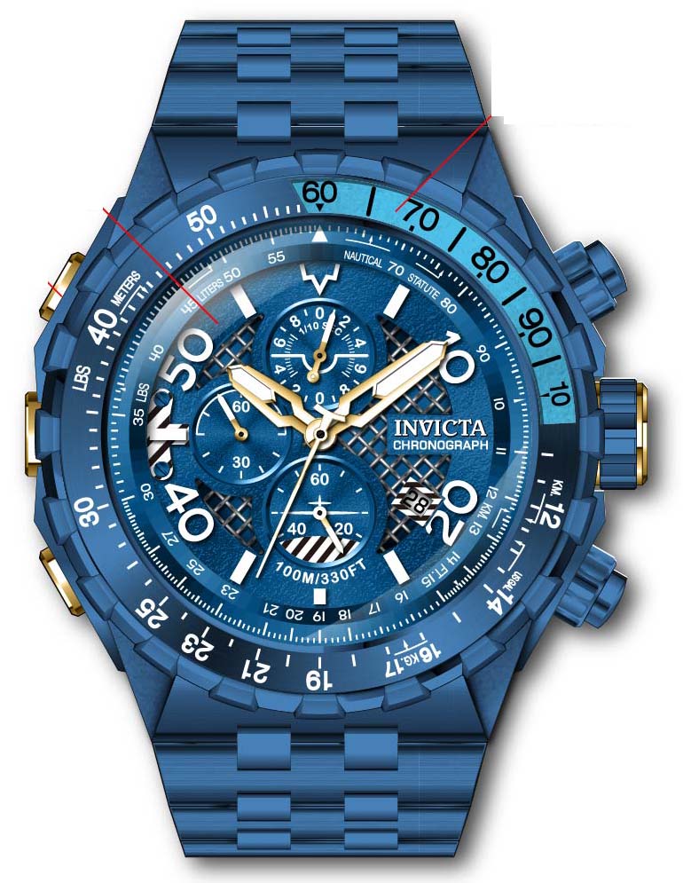 Parts for Invicta Aviator Men 40136