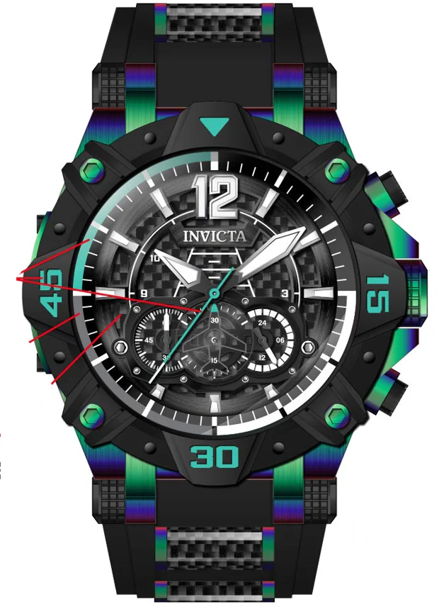 Parts for Invicta Aviator Men 40168