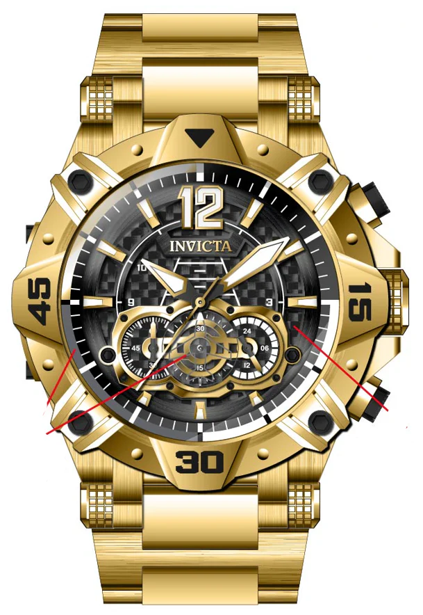 Parts for Invicta Aviator Men 40173