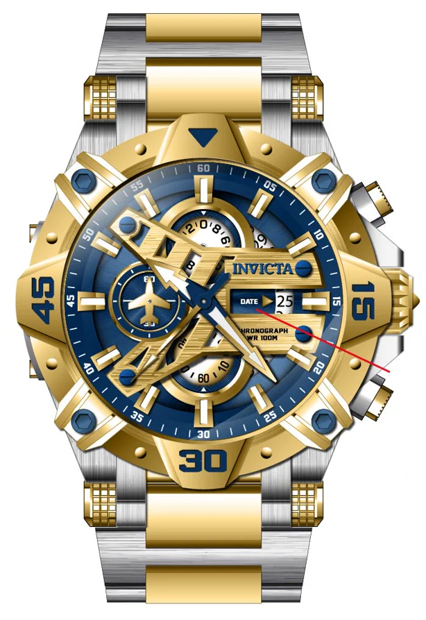 Parts for Invicta Aviator Men 40186