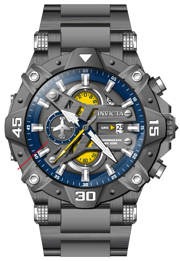 Parts for Invicta Aviator Men 40187