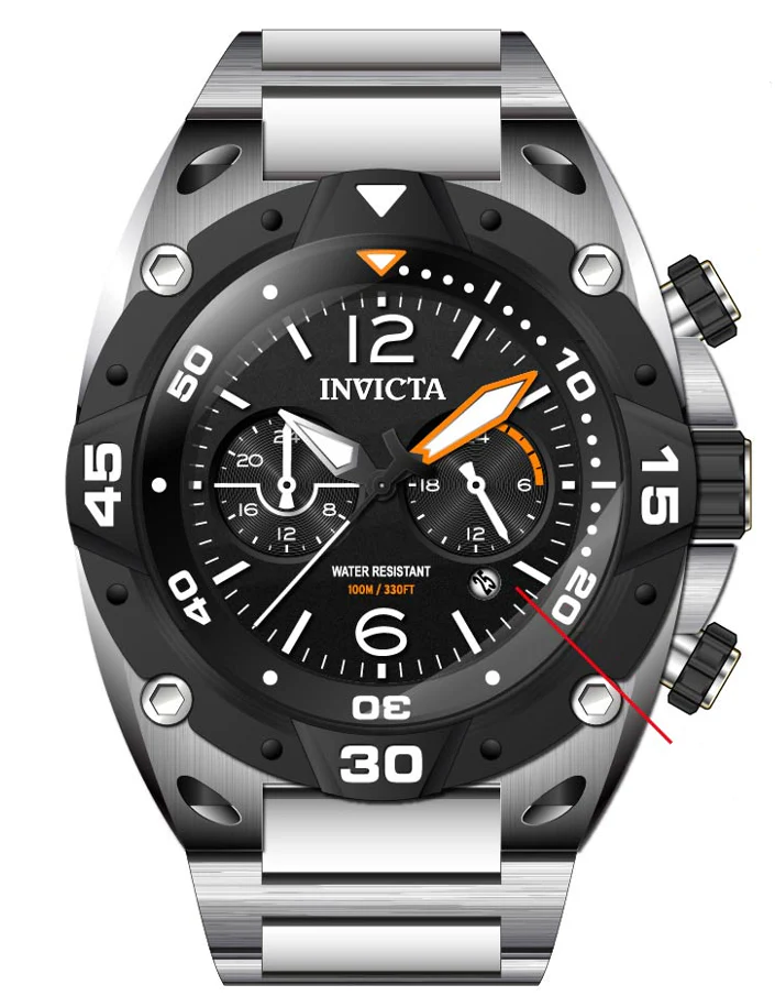 Parts for Invicta Aviator Men 40265