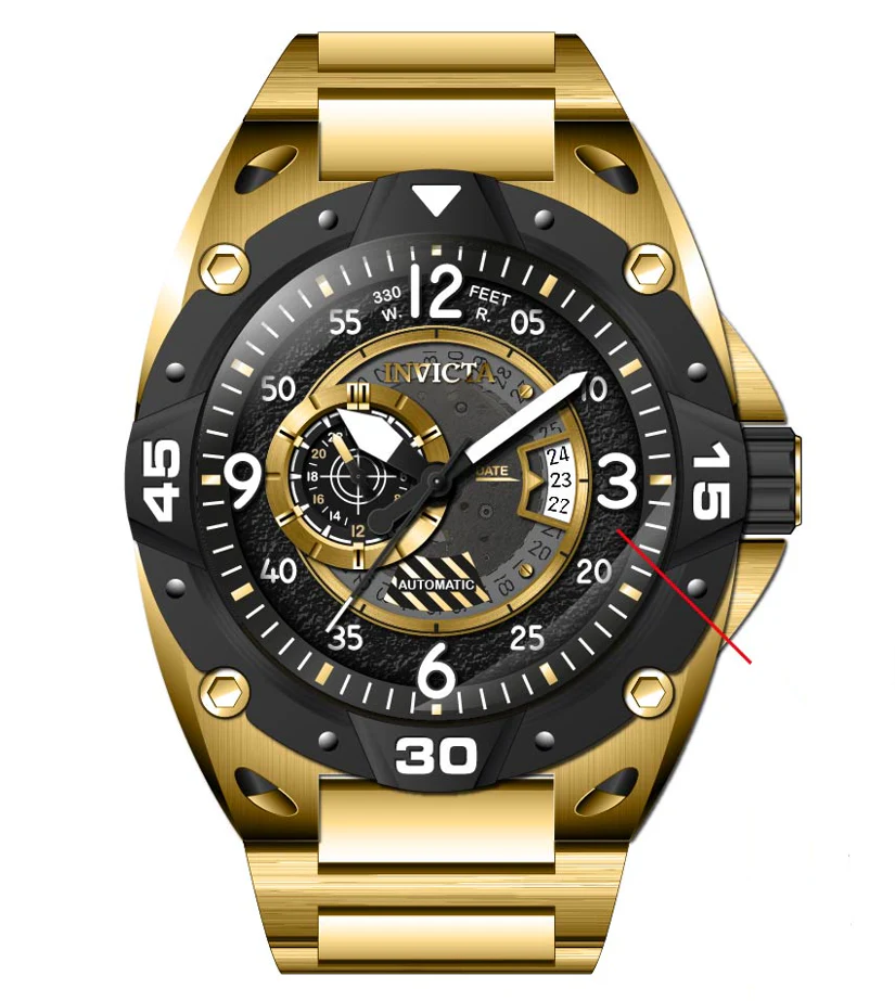 Parts for Invicta Aviator Men 40275
