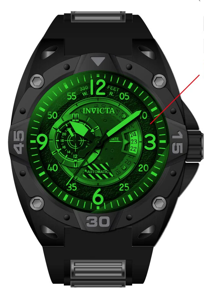 Parts for Invicta Aviator Men 40285