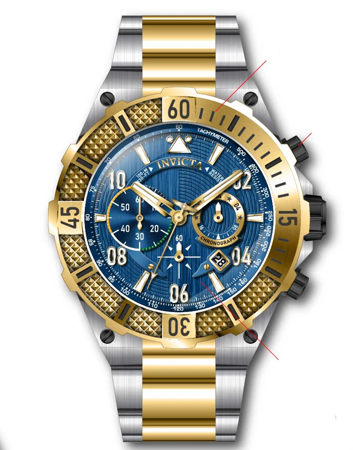 Parts for Invicta Aviator Men 40510